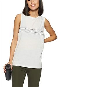 About Under Armour Onyx White Sport  Muscle Tank